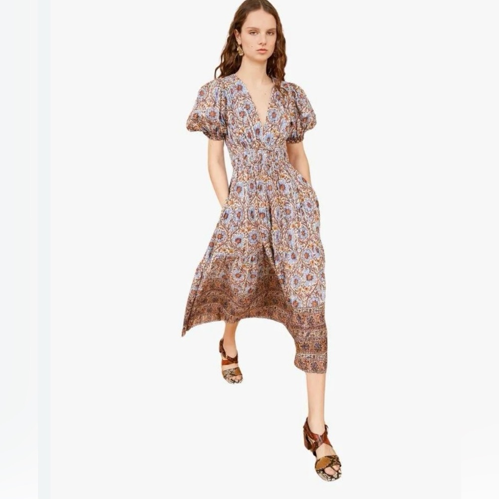 Ulla Johnson Ilana Dress in Caspia - size 0